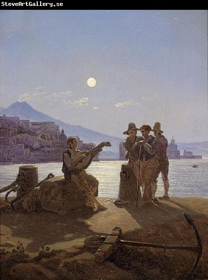 Carl Gustav Carus Italienische Fischer im Hafen von Neapel